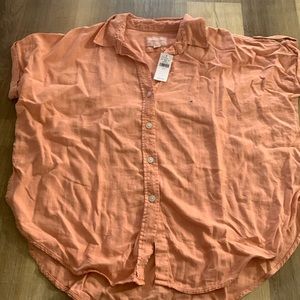 Oversized American Eagle short sleeve button down